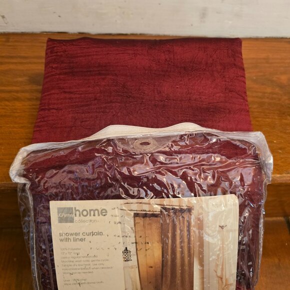 Shower Curtain AND Matching Window Valance - Picture 3 of 7